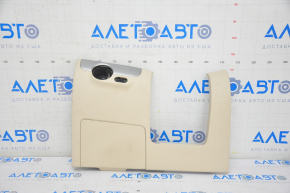 Driver's knee pad VW Jetta 11-18 USA beige, molding gray gloss, type 1, scratches