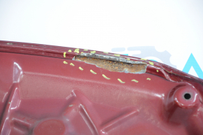 Bonnet bare Ford C-max MK2 13-18 red RR, rusty, paint blistered, bump