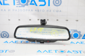 Interior mirror Hyundai Sonata 15-19 black with 3-button control, scratches