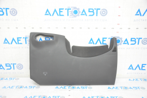 Driver's knee pad Jeep Compass 17-21 black, broken creases