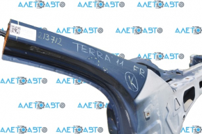 Quarter front right GMC Terrain 10-17 blue, pokes