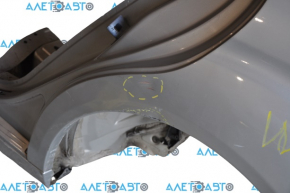 Quarter wing rear left Mercedes W221 silver dented, changed panel