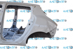 Quarter wing rear left Nissan Leaf 13-17 white QAK, on the body, dents