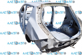 Quarter wing rear left Nissan Leaf 13-17 white QAK, on the body, dents