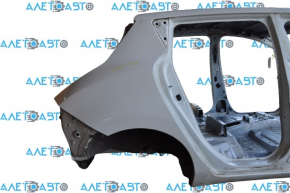 Quarter wing rear right Nissan Leaf 13-17 white QAK, on the body