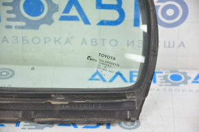 Triangle door glass with seal, rear left, Toyota Camry v70 18-24, green tint
