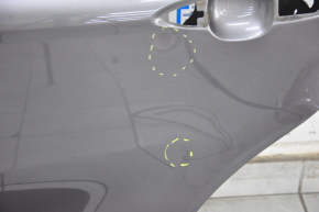 Door bare rear left Toyota Camry v70 18-24 graphite 1H1, dented, painted