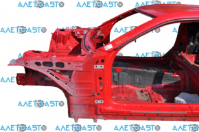Front left quarter Chevrolet Camaro 16- coupe red G7C, on the body