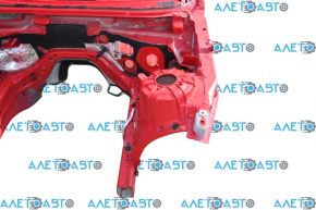 Front left quarter Chevrolet Camaro 16- coupe red G7C, on the body