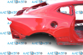 Quarter wing rear right Chevrolet Camaro 16- coupe, red G7C, dent, bumps, on the body