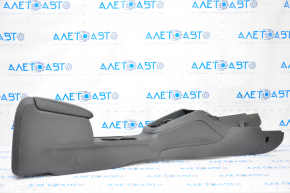 Console center armrest and cup holders VW Jetta 11-18 USA leather black, scratches