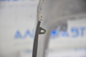 Rear bumper bare Toyota Camry v70 18-24 L/LE/XLE without parking sensors graphite, pressed, broken fastener, cracks