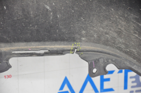 Rear bumper bare Toyota Camry v70 18-24 L/LE/XLE without parking sensors graphite, pressed, broken fastener, cracks