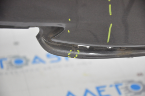Rear bumper bare Toyota Camry v70 18-24 L/LE/XLE without parking sensors graphite, pressed, broken fastener, cracks