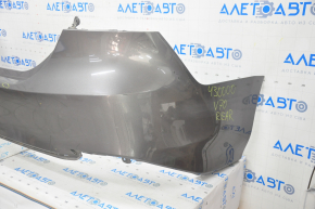 Rear bumper bare Toyota Camry v70 18-24 L/LE/XLE without parking sensors graphite, pressed, broken fastener, cracks