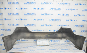 Rear bumper bare Toyota Camry v70 18-24 L/LE/XLE without parking sensors graphite, pressed, broken fastener, cracks