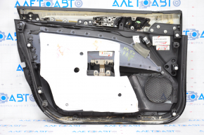 Door trim card front right Ford Fusion mk5 13-16 black with black insert leather, armrest leather, molding under the tree