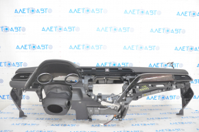 Torpedo front panel with AIRBAG Toyota Camry v70 18-20 black