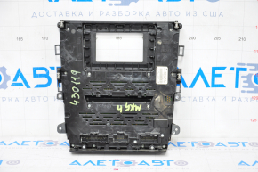 Ford Fusion mk5 13-20 SYNC 1 radio control panel with heating, for dual-zone climate control, worn buttons