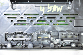 Ford Fusion mk5 13-20 SYNC 1 radio control panel with heating, for dual-zone climate control, worn buttons