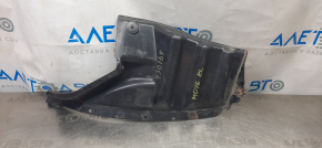 Rear left fender liner Mitsubishi Outlander 14-21 plastic, rear part, broken mount