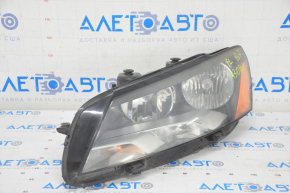 Headlight front left VW Passat b7 12-15 USA naked, halogen, sand, for polishing