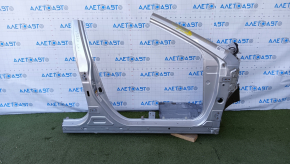 Front right quarter Toyota Camry v50 12-14 usa silver, with central pillar, glass and side member sawed off