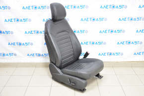 Passenger seat Ford Fusion mk5 13-16 with airbag, electric, heated, leather black