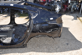 Quarter wing rear left Chevrolet Volt 16- on the body, black, pokes