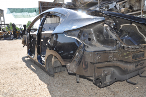 Quarter wing rear left Chevrolet Volt 16- on the body, black, pokes