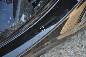 Quarter wing rear left Chevrolet Volt 16- on the body, black, pokes