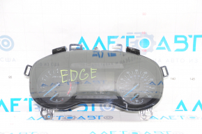 Instrument cluster Ford Edge 15-18 1 display, glass peeled off, needs polishing