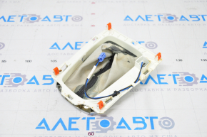 Ford Fusion mk5 shifter pad 13-16 black, chrome swollen