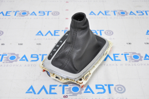 Ford Fusion mk5 shifter pad 13-16 black, chrome swollen