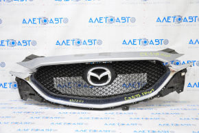 Radiator grill assembly Mazda CX-5 17- without radar, sand