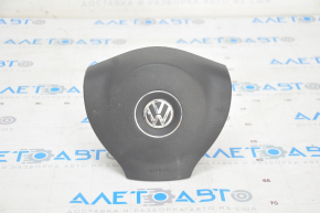 Airbag in the steering wheel driver VW Passat b7 12-15 USA black, AIRBAG outline visible