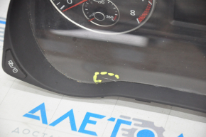 Instrument cluster VW Passat b7 12-15 USA 110k, cracks on glass