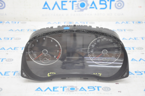 Instrument cluster VW Passat b7 12-15 USA 110k, cracks on glass