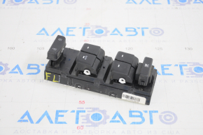 Front left window lift control Hyundai Sonata 15-19 black, 1 auto