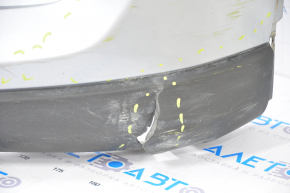 Front bumper bare Mazda CX-5 17- silver, scratches, cracked