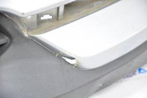 Front bumper bare Mazda CX-5 17- silver, scratches, cracked