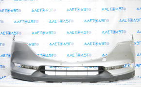 Front bumper bare Mazda CX-5 17- silver, scratches, cracked