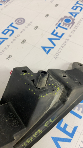 Front bumper bracket left Mazda CX-5 17- without fog lights, cracked