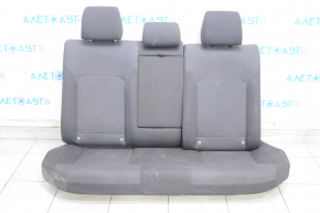 Rear row of seats 2nd row VW Passat b7 12-15 USA cloth black, for cleaning, burnt