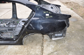 Quarter wing rear left VW Jetta 11-18 USA black, on body, bumps