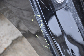 Quarter wing rear right VW Jetta 11-18 USA black, on body, bumps