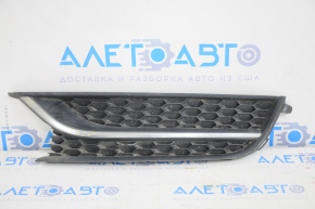 Front bumper grille left VW Passat b7 12-15 USA without fog lights, with molding, pokes on chrome
