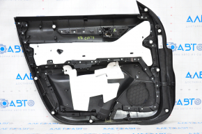 Door trim card front right Mazda CX-5 17- with black insert cloth, armrest leather black