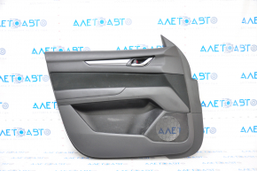 Door trim card front left Mazda CX-5 17- with black insert cloth, armrest leather black