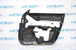 Door trim card front left Mazda CX-5 17- with black insert cloth, armrest leather black